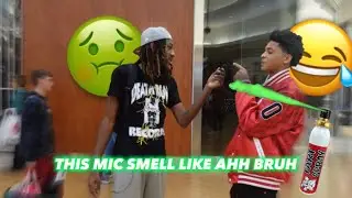 Fart Spray On Microphone Prank! 😂 Part 2