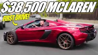 DRIVING the $38,500 MCLAREN!!! (FIRST DRIVE in 3 YEARS after the Crash)