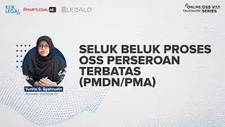 SELUK BELUK PROSES OSS PERSEROAN TERBATAS (PMDN/PMA)