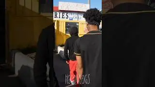 Going to a corner store in Watts #LosAngeles #hood @HoodVlogs #shorts #hoodvlogs