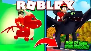 ROBLOX - HOW TO TRAIN YOUR ROBLOX DRAGON!
