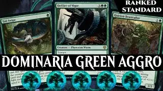 DOMINARIA MONO GREEN AGGRO | Ranked Standard | DMU | MTG Arena | Magic the Gathering