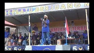 Orasi Politik Yulianus Sagisolo, ST (Kampanye Pileg Nasdem Sorsel 2024)