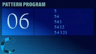 Pattern-06 | C prog