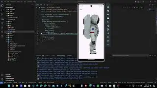 Flutter rendering interactive 3D models