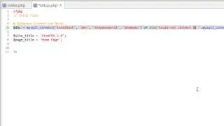 Developing a Dynamic Website 2014 - Part 7 - Creating the MySQL Database