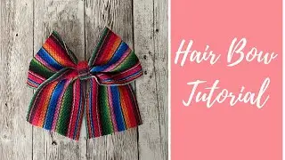 Hair Bow Tutorial Using Bullet Liverpool Fabric