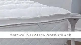 mattress pad and topper temperature mattress pad superior Silentnight Airmax White, King soft