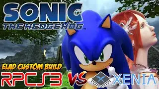 SONIC 2006 | RPCS3 VS XENIA (RPCS3 custom build) | Performance Test | Differences