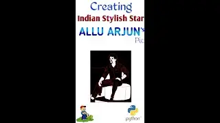 Python make Allu Arjun's pic 