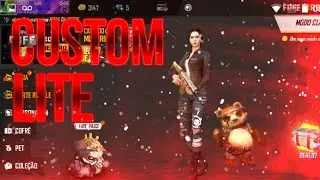 CUSTOM LITE COM SKIN E SEM SKIN COMO FAZER O FREE FIRE NUNCA MAIS TRAVAR  MÉTODO 2020 !!! TUTORIAL !