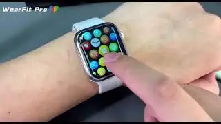 HW7 Max 1,9 dyuymli 45 mm to‘liq ekranli Sapphire NFC aqlli soati