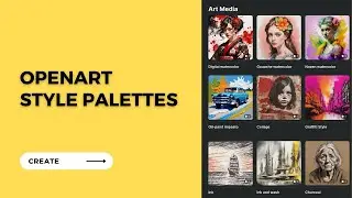 OpenArt Tutorial: Style Palettes (AI Image Templates 2024)