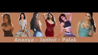 Ananya Pandey - Janhvi Kapoor - Palak Tiwari