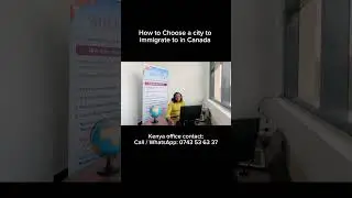 How to choose a Canadian city to immigrate to.  #canadavisa #visa #shorts #job