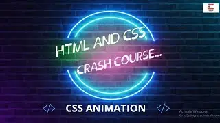 HTML And CSS Crash Course | CSS Animation
