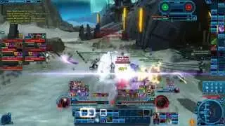 SWTOR 3.2 PvP: Deception Assassin - 7 v 8 (Ancient Hypergate)