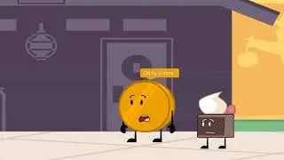 BFB Shorts - Firey mocks Coiny