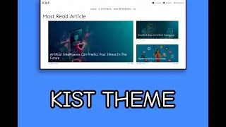 Kist Theme Awesome Blog Template Using Ajax [HTML-CSS-JS]