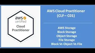 AWS Storage || Block Storage || Object Storage || File Storage || Hindi || #aws #awstraining  #cloud
