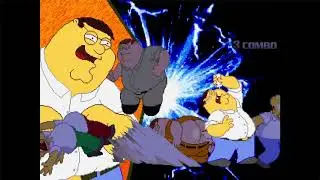 MUGEN Fight | Cheap Homer Type (X3) VS Cheap Peter Type (X3)