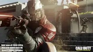 Call of Duty Infinite Warfare e5 1650+GTX1080ti тест 2k 4k