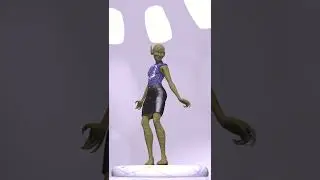 Lizard Lady Turntable  - Created in iClone 8 and Character Creator