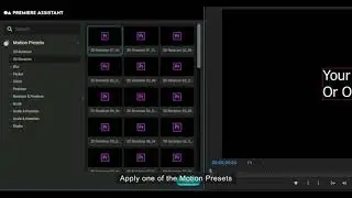 Quick Tutorial - Motion Presets for Premiere Pro