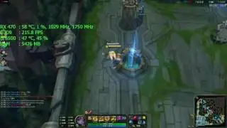 League of Legends - i5 6500 RX 470 4GB Ultra Benchmark ( FPS ) 1080p