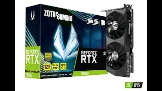 UNBOXING Placa de Vídeo ZOTAC GAMING GeForce RTX 3060 Twin Edge OC, 15 Gbps, 12GB