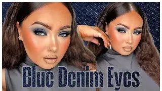 Bella Hadid Inspired BLUE DENIM EYES | Chit Chat Get Ready With Me!
