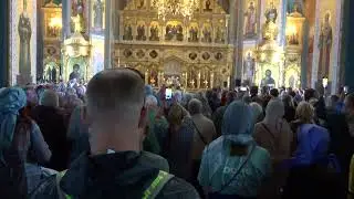 "Символ веры" в Спасо-Преображенском соборе Валаамского мужского монастыря