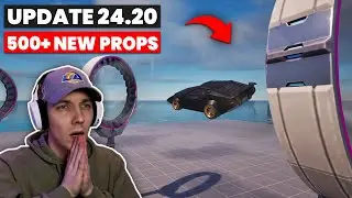 UPDATE 24.20 FORTNITE CREATIVE - 1200+ New Props, CUSTOM VEHICLES fixed?