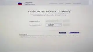 Проверка авто по гос номеру через Avtobot