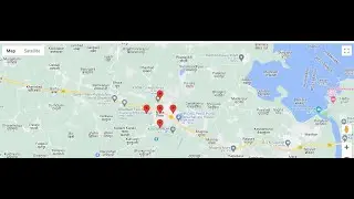 Laravel Google Maps Multiple Markers Example