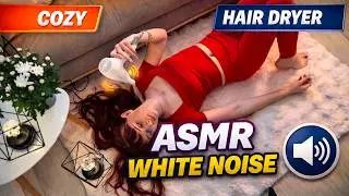 Hair Dryer Sound for Sleep | Relaxing ASMR White Noise in Cozy Room