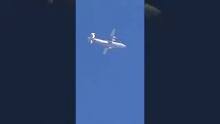 Звук пролетающего ан-22 в небе. Самый большой турбовинтовой самолет в мире! #самолет