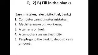 SUBJECT -COMPUTER  STD -1 REVISION LESSON 1,2 AND 3