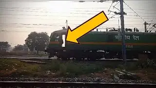 Double train Running Khali train with full speed || खाली ट्रेन पटरी पर दौड़ती हुई || 
