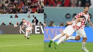 #fifaworldcup Hrvatska - Maroko // 21 komentator diljem svijeta - brončano veselje nakon golova 🇭🇷