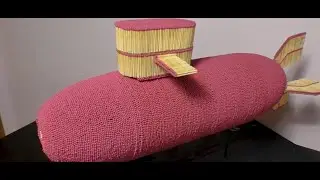 Submarine From Matches -  Super Experiments Match Chain Reaction Amazing Fire Domino