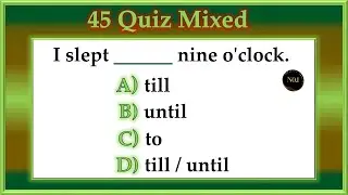 Can you pass this English level test? | 45 Questions | Grammar Tenses Quiz | No.1 Quality English