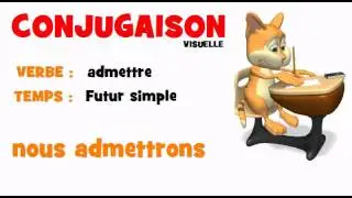 FRENCH VERB = admettre = Futur simple