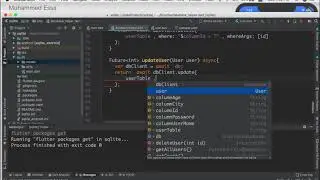 34  Flutter SQLite update & delete user