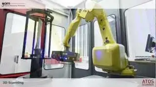 ATOS ScanBox Turbine Blade 3D Scanning & Inspection Automation