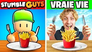 Je Mange La Nourriture Stumble Guys Dans La Vraie Vie