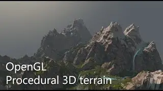 Procedural 3D terrain  (OpenGL | C++)