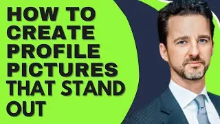 How To Create Awesome Profile Pictures for Instagram, LinkedIn, FB, & YouTube (Profile Pics Ideas)