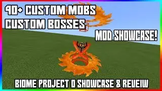 40+ MOBS AND CUSTOM BOSSES! | Minecraft | Biome Project 0 Add-on Showcase