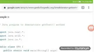 getText() method(1)